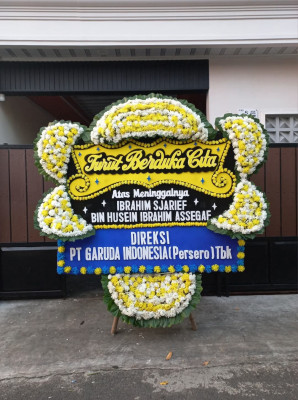 Papan Bunga Duka di Pelayangan