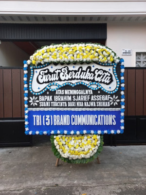 Papan Bunga Duka di Pelayangan